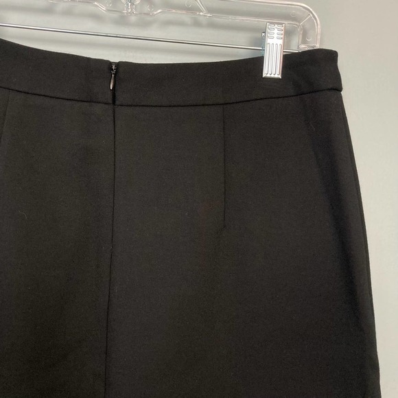 Mario Serrano Italy Black Pencil Skirt Size 6 Faux Pocket Stretch Above the Knee - Picture 11 of 12
